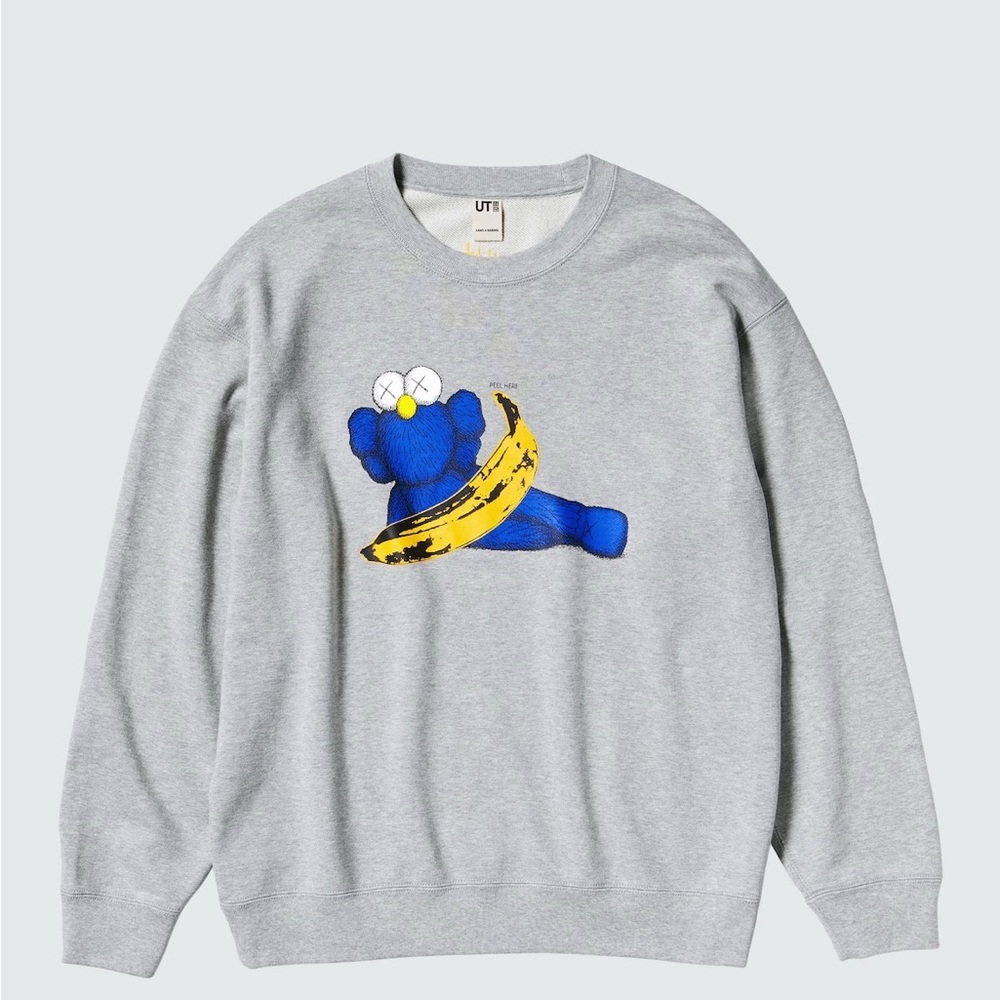 Uniqlo KAWS + Warhol Graphic Sweatshirt and Sweatpants, Size XL